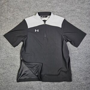 Under Armour Storm Triumph Cage 1/2 Zip Jacket Men S Baseball Pullover Loose Fit